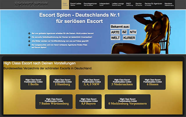 Escort-Spion-Homepage