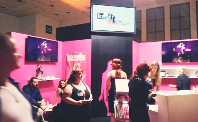 Kaufmich-Stand an der Venus 2014