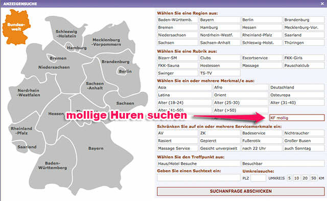 mollige Huren auf Ladies.de suchen